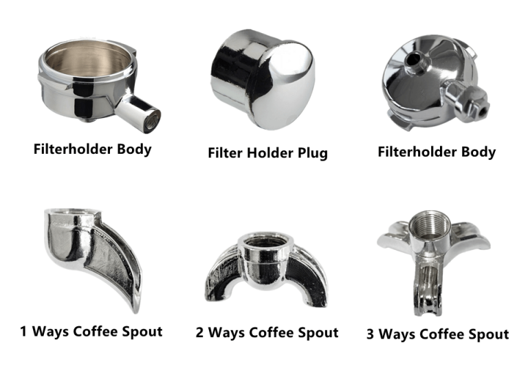 Coffee Machine Parts Manufacturer Portafilter Filterholder Body