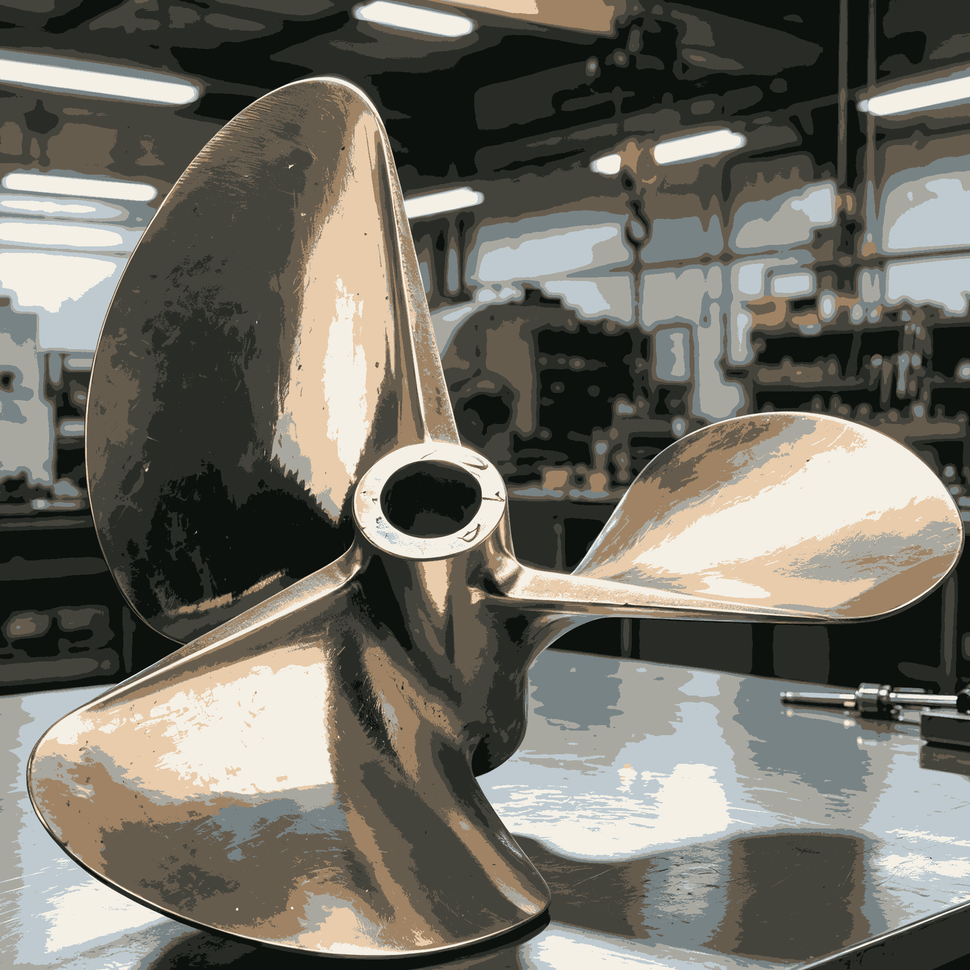 3-Blade Boat Propeller