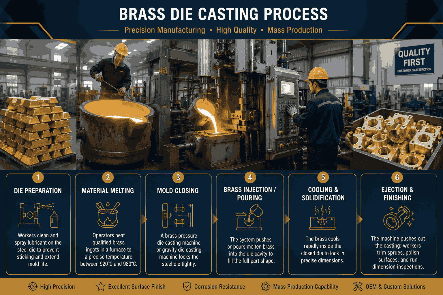 Brass Die Casting Process
