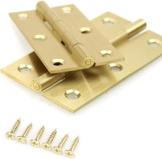 Brass butt hinges