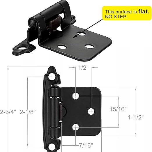 Flush Mount Hinges