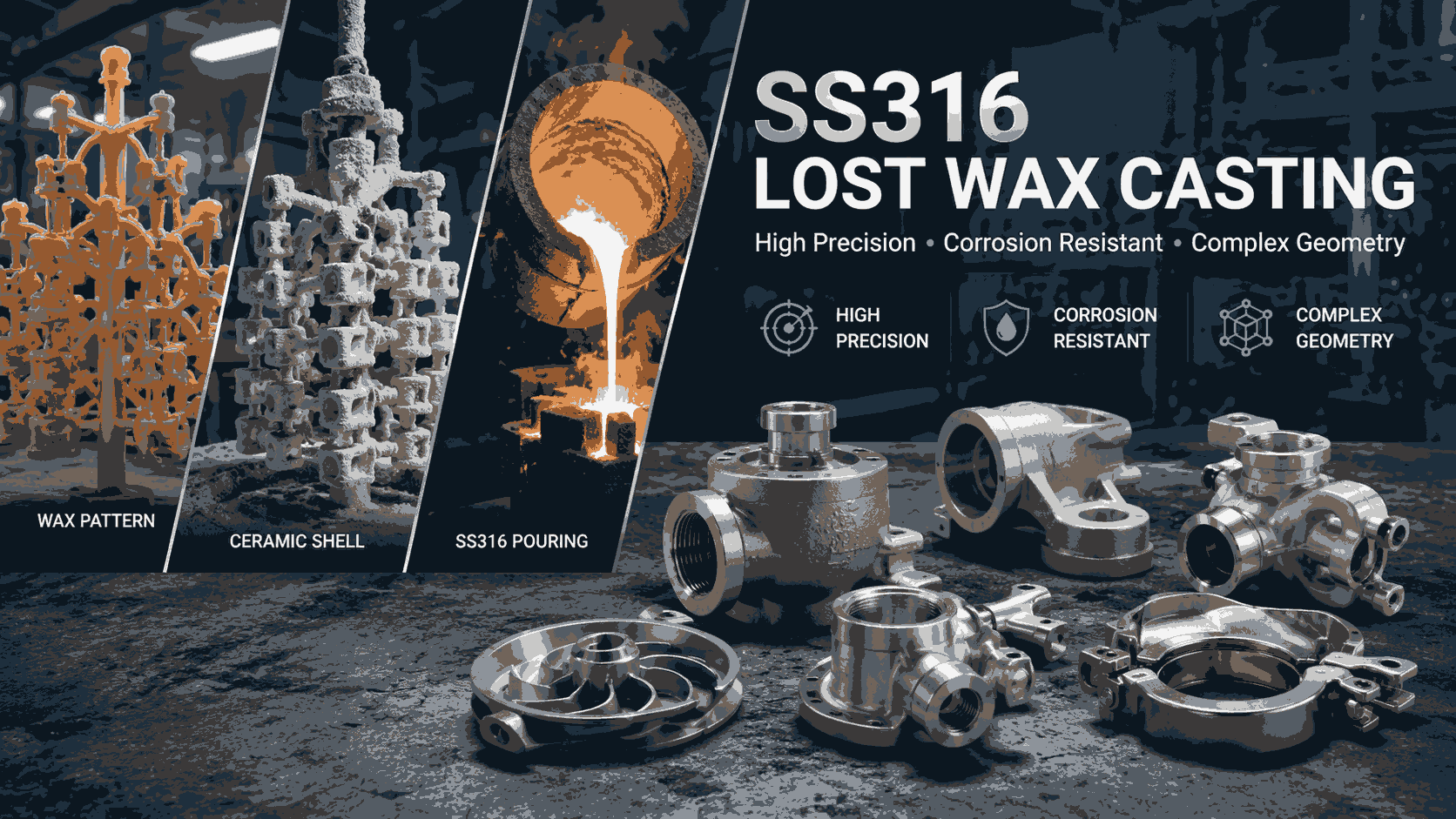 SS316 Lost Wax Casting