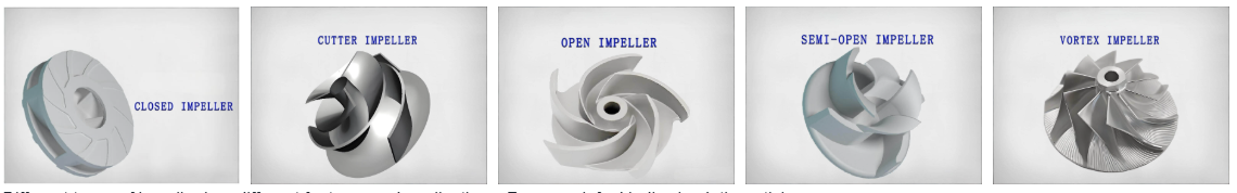 types of impeller casting